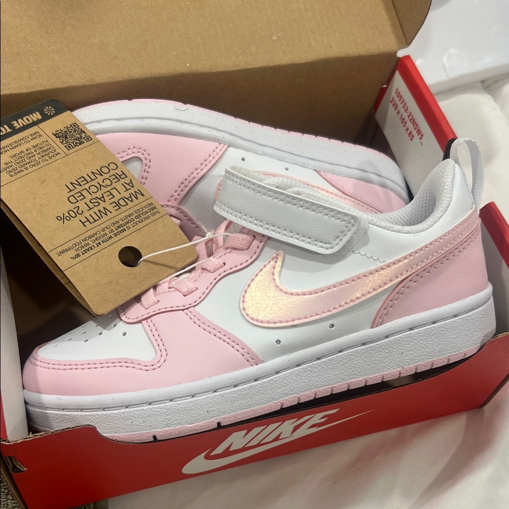 Nike Kids Sneakers Pink and White